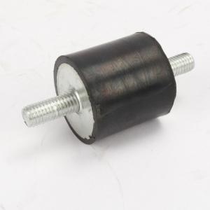 Supply black rubber shock pad VV type rubber buffer screw shock absorber double outer wire cylindrical motor shock column